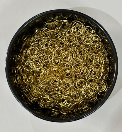 Antique Gold Jump Rings for Jewelry Making 8MM