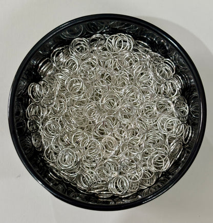 Silver Jump Rings for Jewelry Making 8MM
