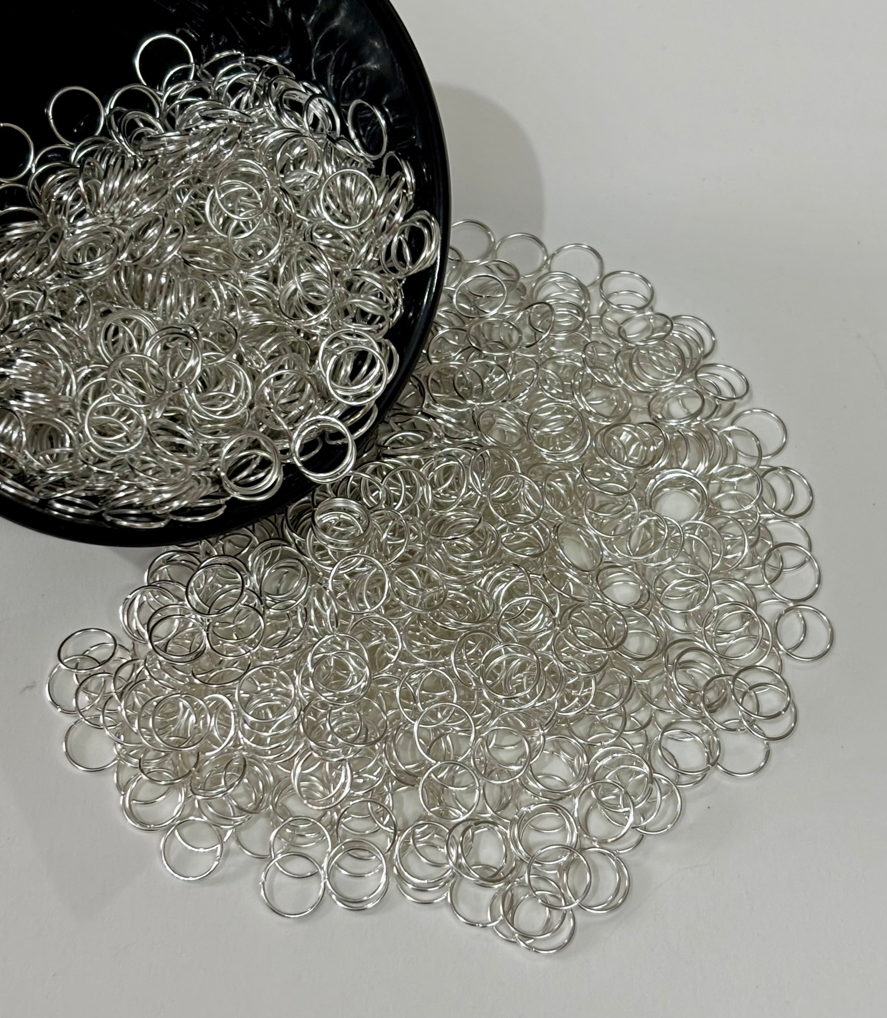 Silver Jump Rings for Jewelry Making 8MM