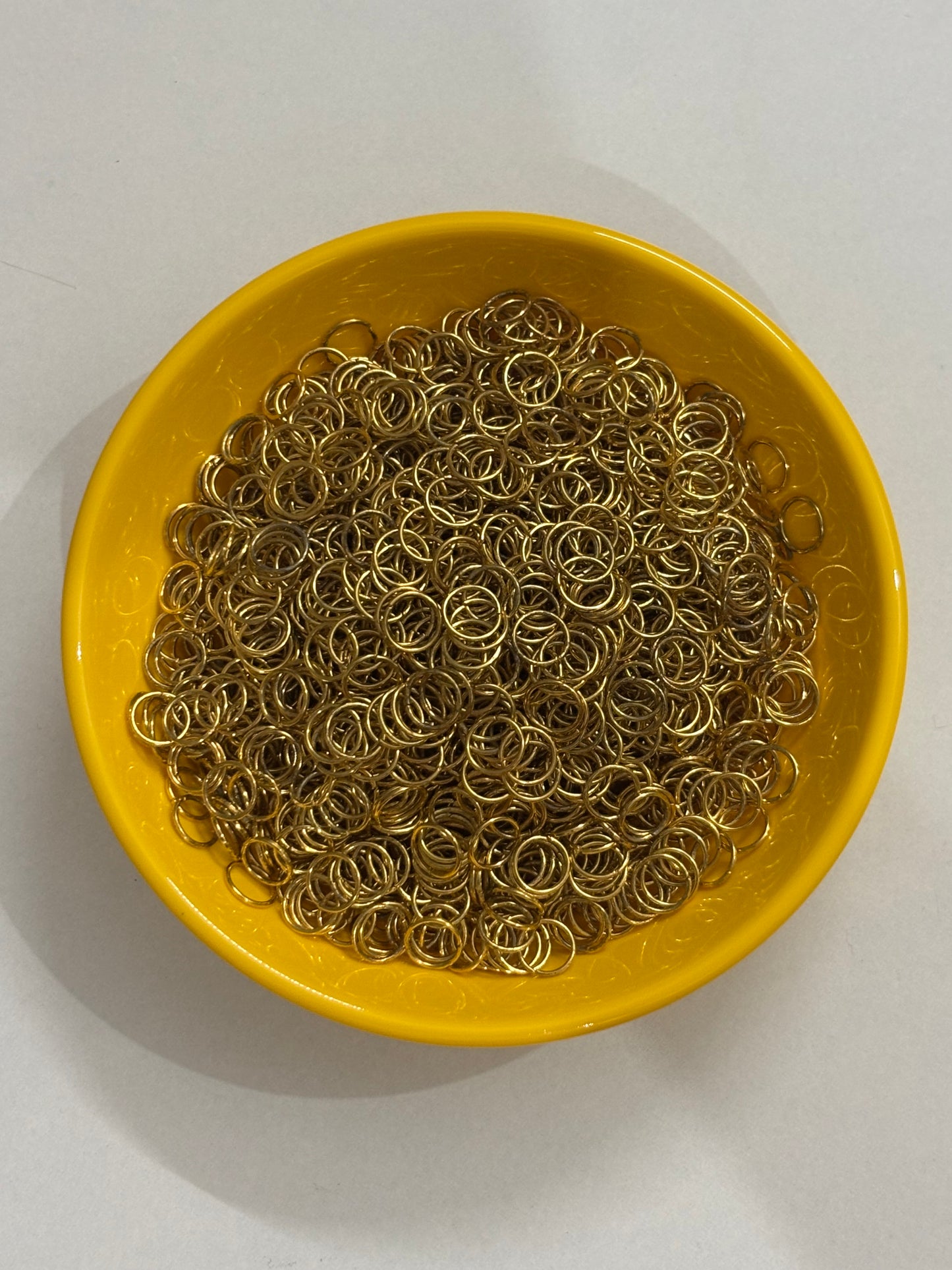 Gold Jump Rings for Jewelry Making 7MM