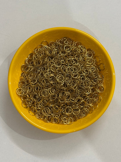 Gold Jump Rings for Jewelry Making 7MM