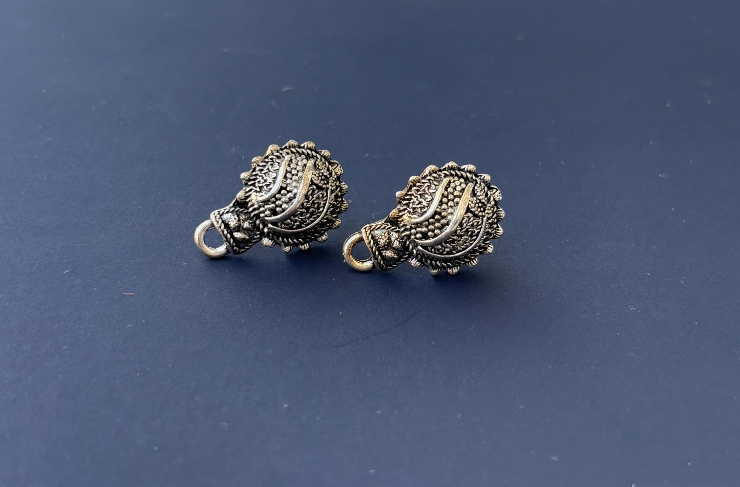 Antique Rajasthani Oxidized Studs