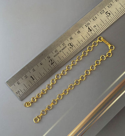 Gold Tone Electroplated Chain Extenders