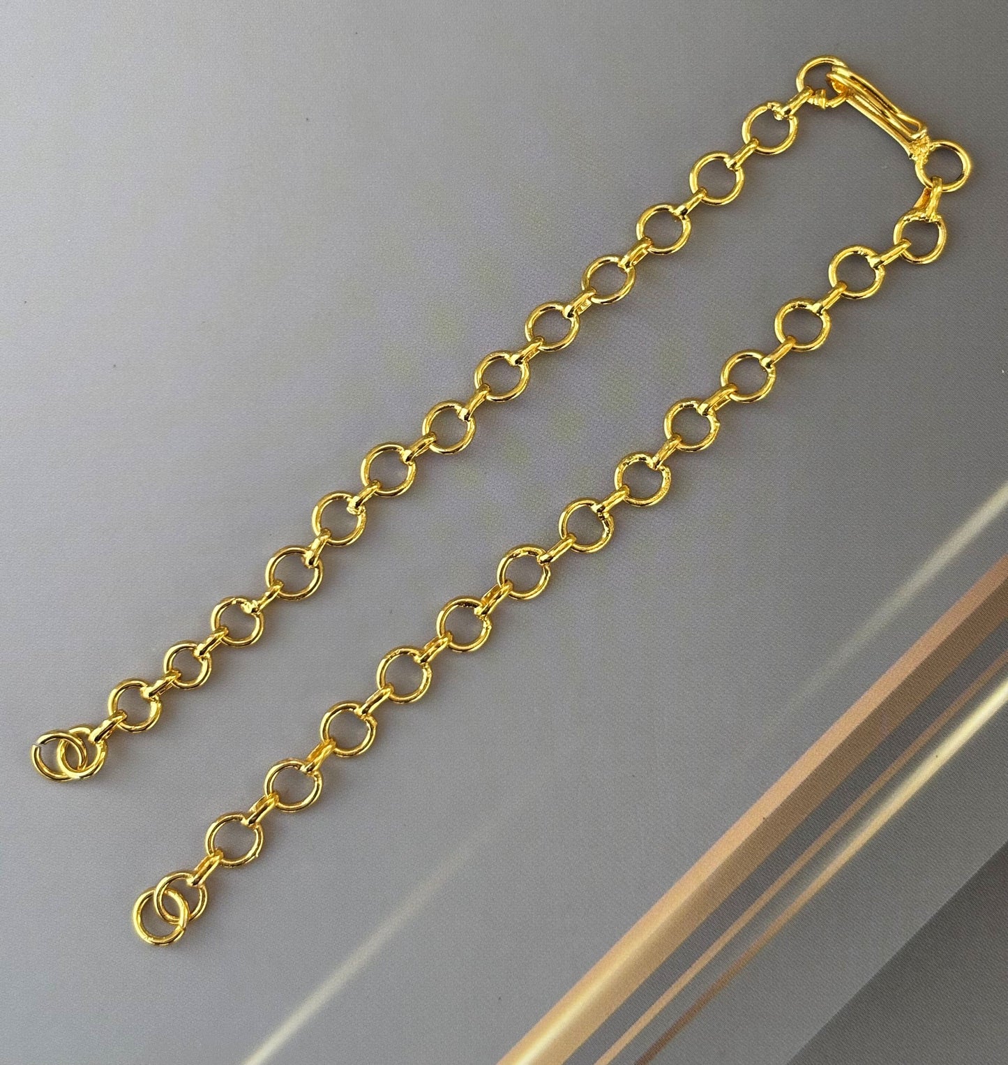 Gold Tone Electroplated Chain Extenders