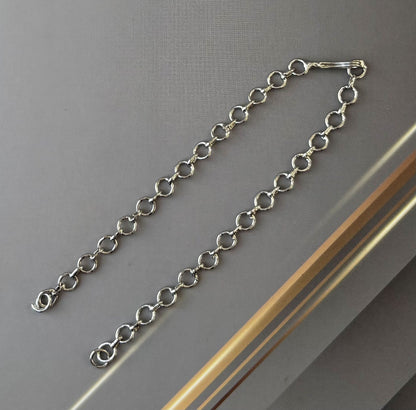 Rhodium Tone Electroplated Chain Extenders
