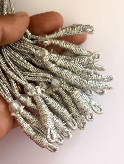 Silver Braided Adjustable Necklace Dori