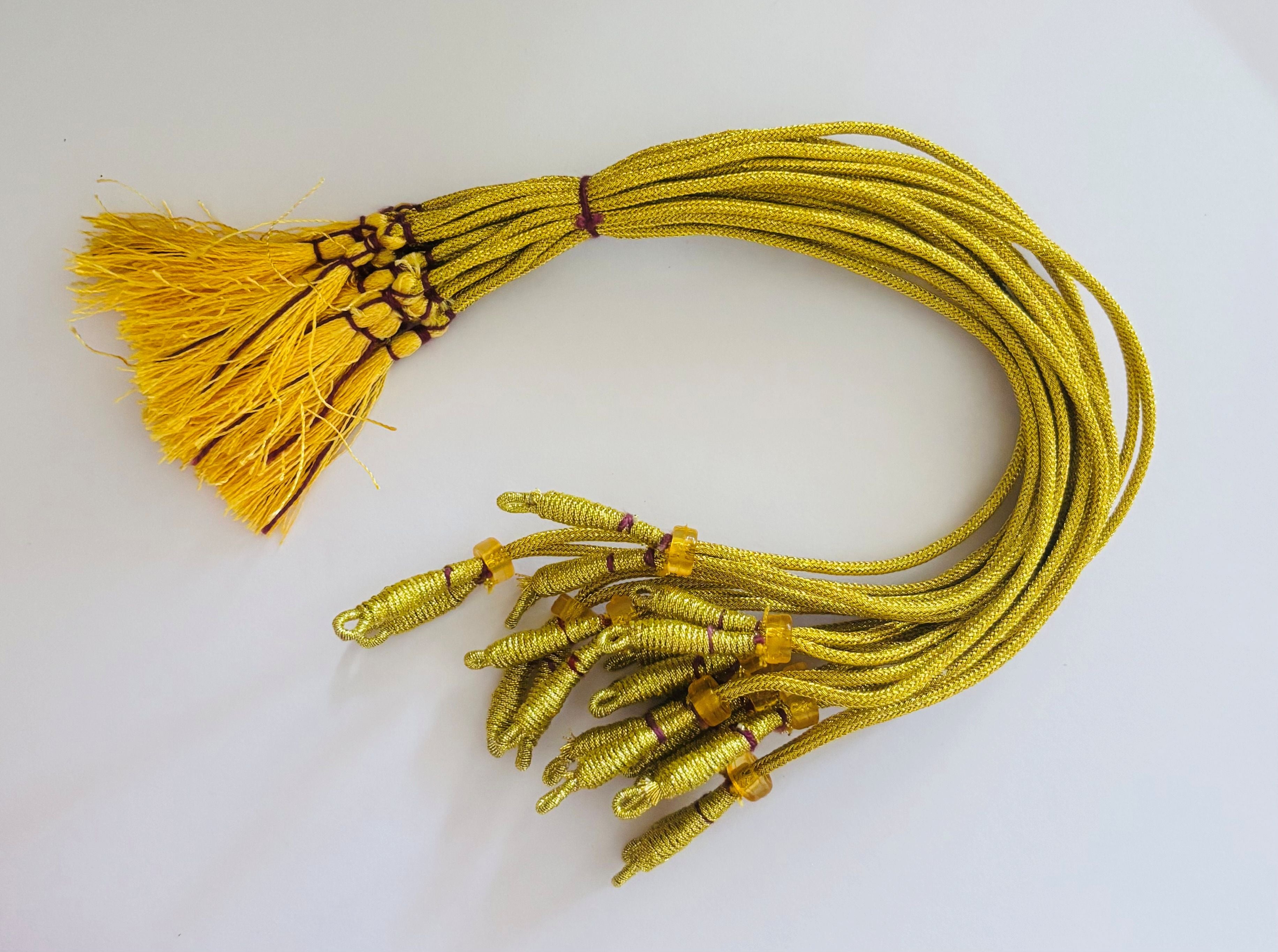 Gold Braided Adjustable Necklace Dori