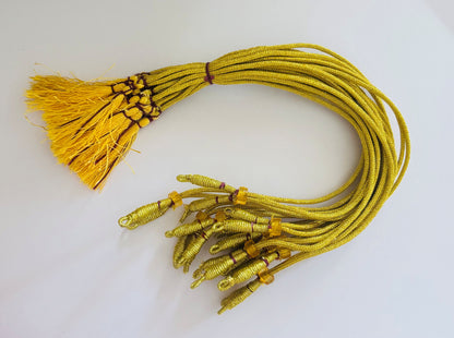 Gold Braided Adjustable Necklace Dori