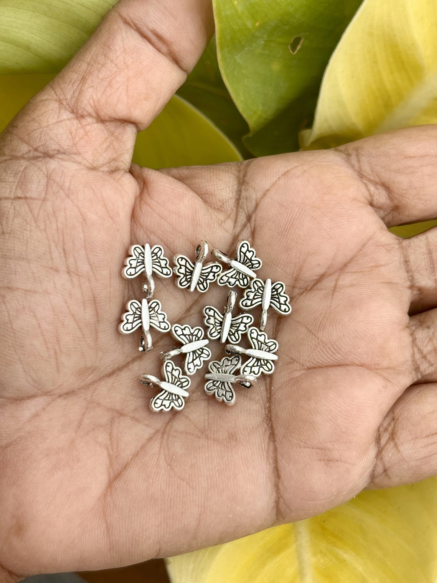 Small Butterfly Metal Charms