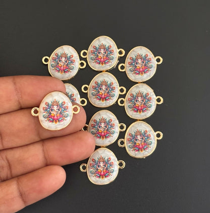 Gold Plated Ganesha Resin Charms