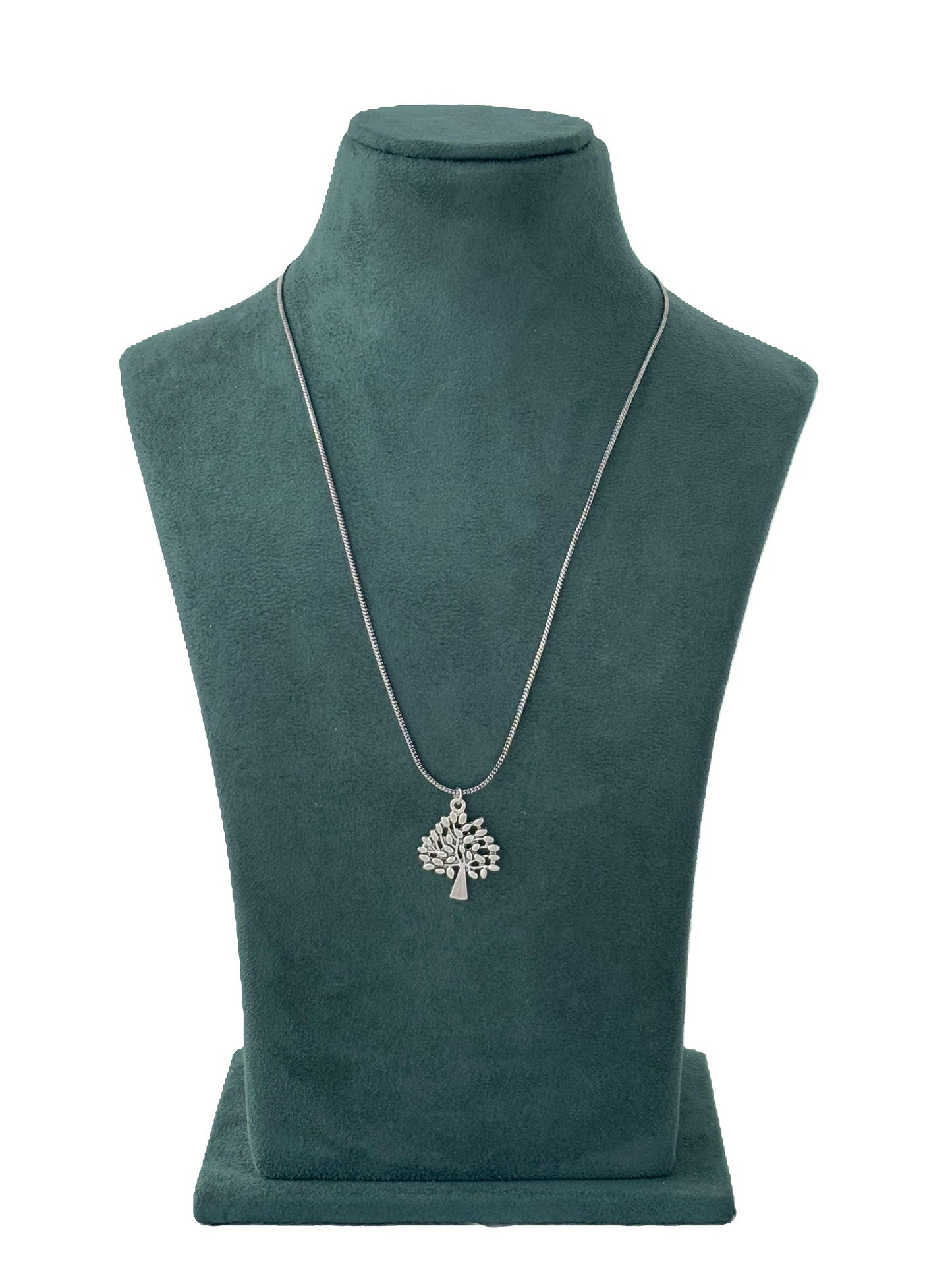 Oxidized Silver Tree of Life Pendant Necklace