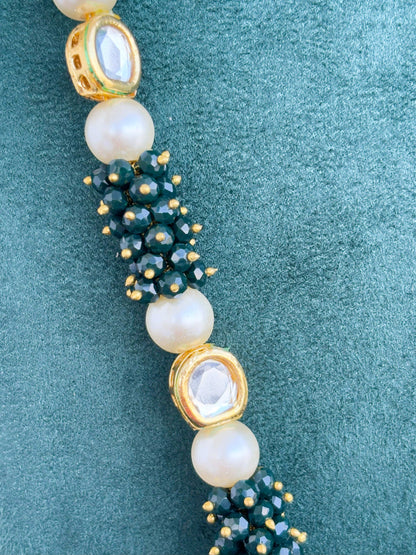 Handmade Kundan and Pearl Statement Necklace