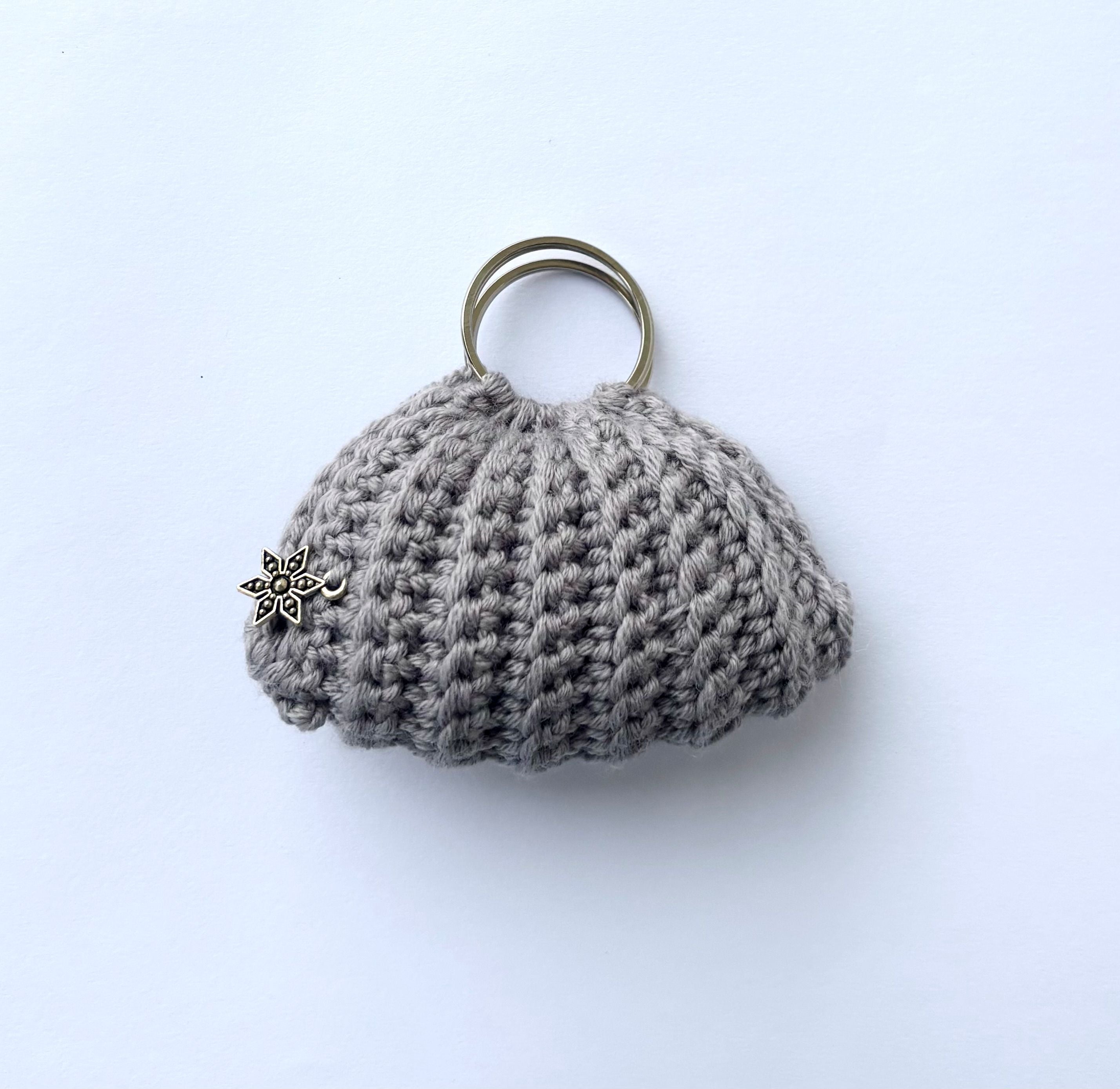 Handmade Crochet Mini Handbag Keychain