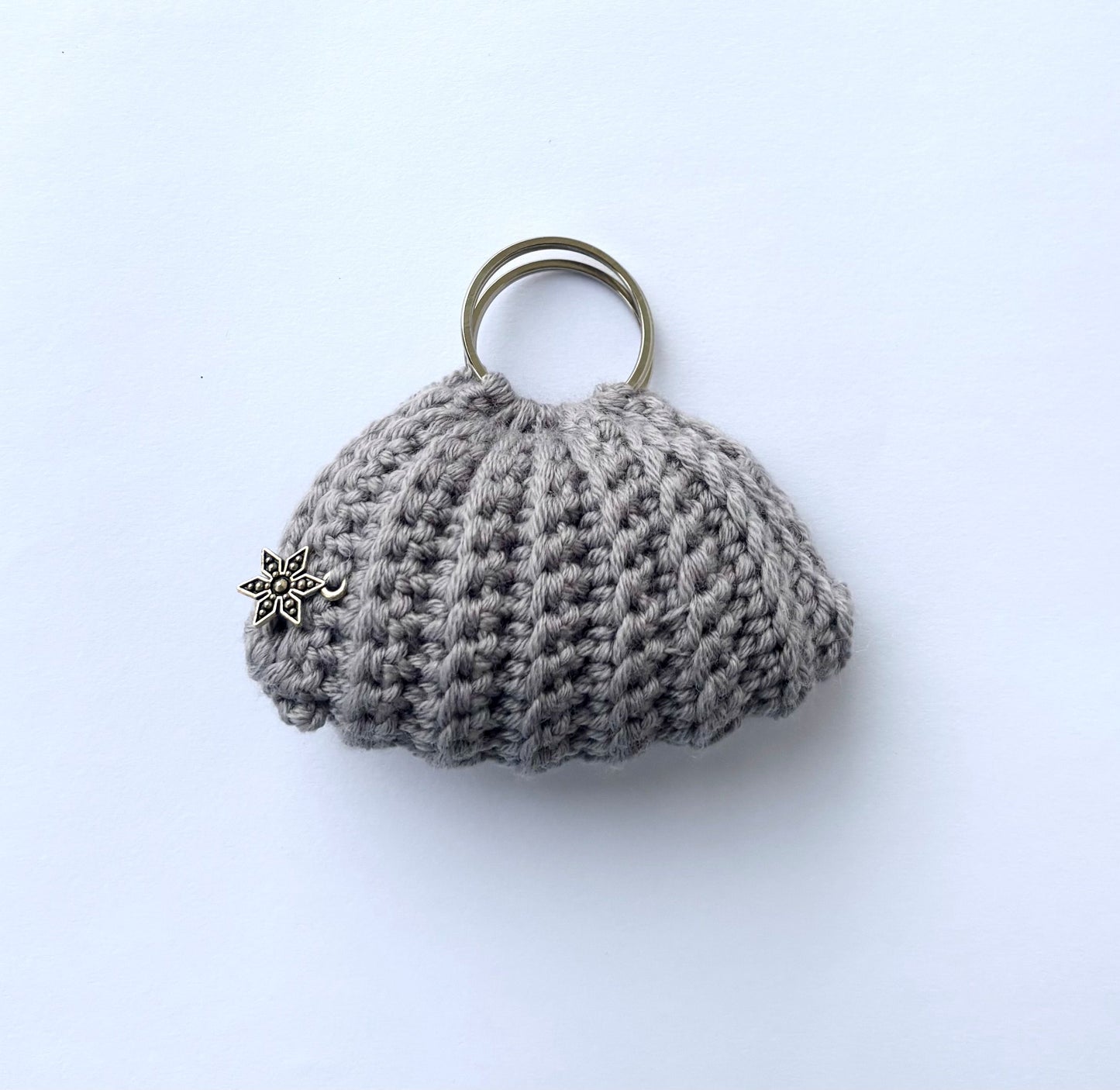 Handmade Crochet Mini Handbag Keychain