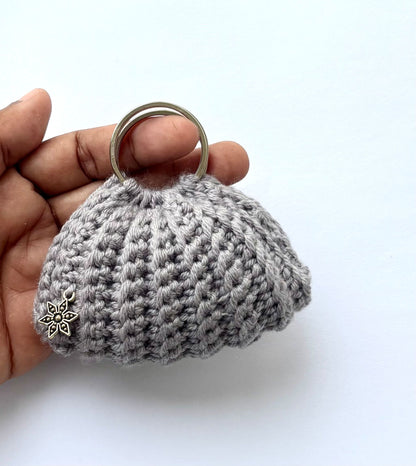 Handmade Crochet Mini Handbag Keychain