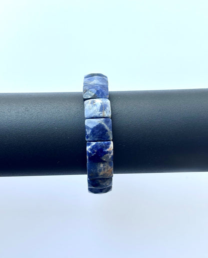Natural Lapis Lazuli Faceted Bracelet