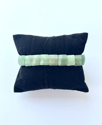 Natural Green Aventurine Rectangle Bracelet
