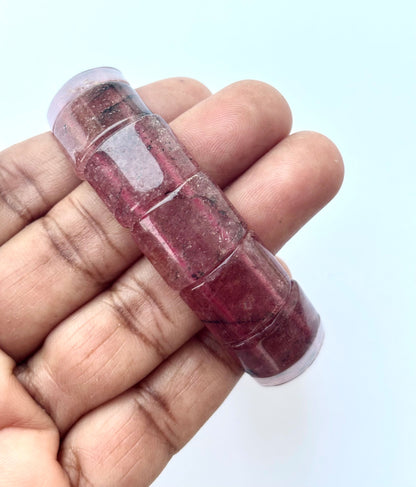 Natural Strawberry Quartz Bead Bracelet