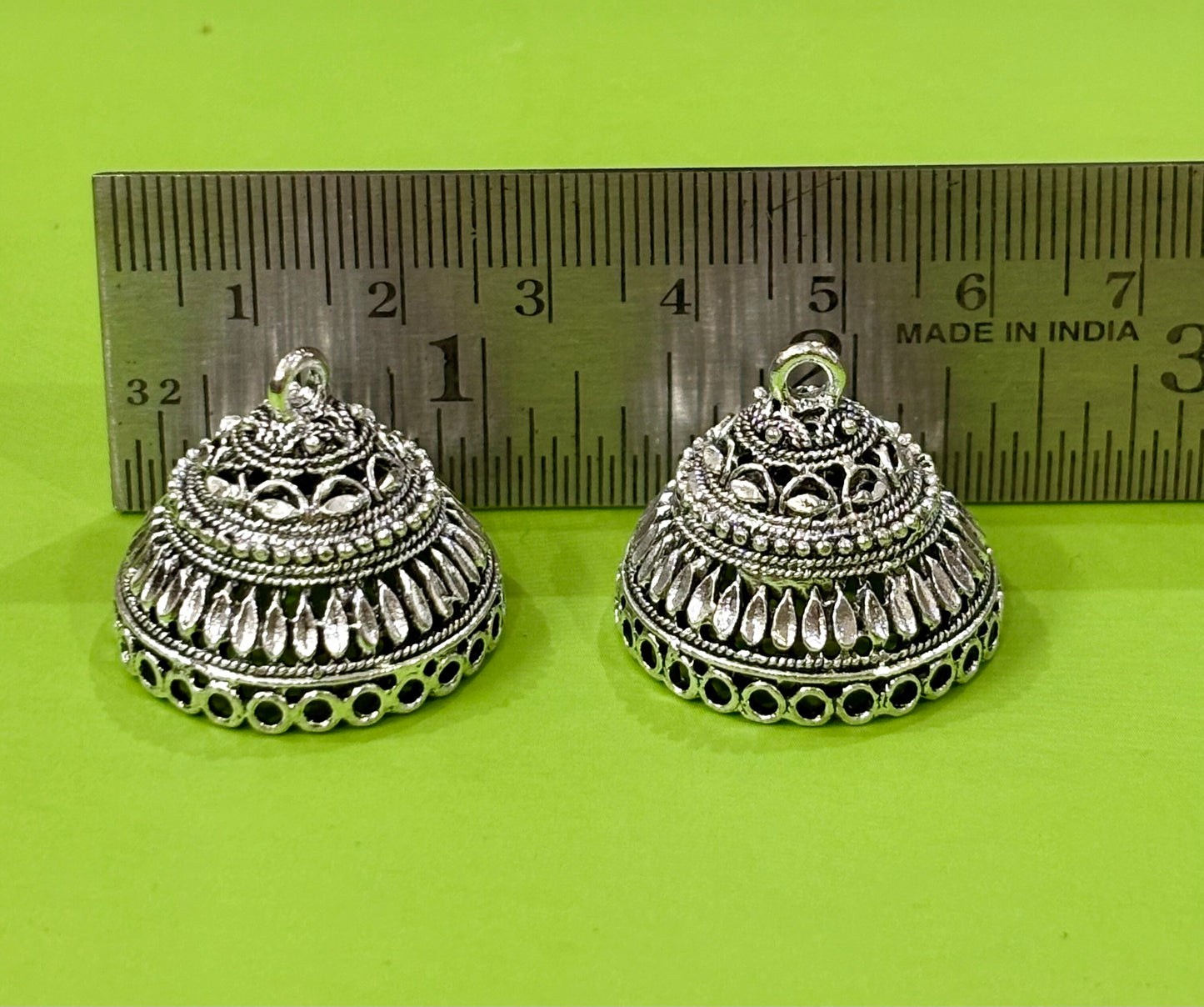 Antique Silver Jhumka Base