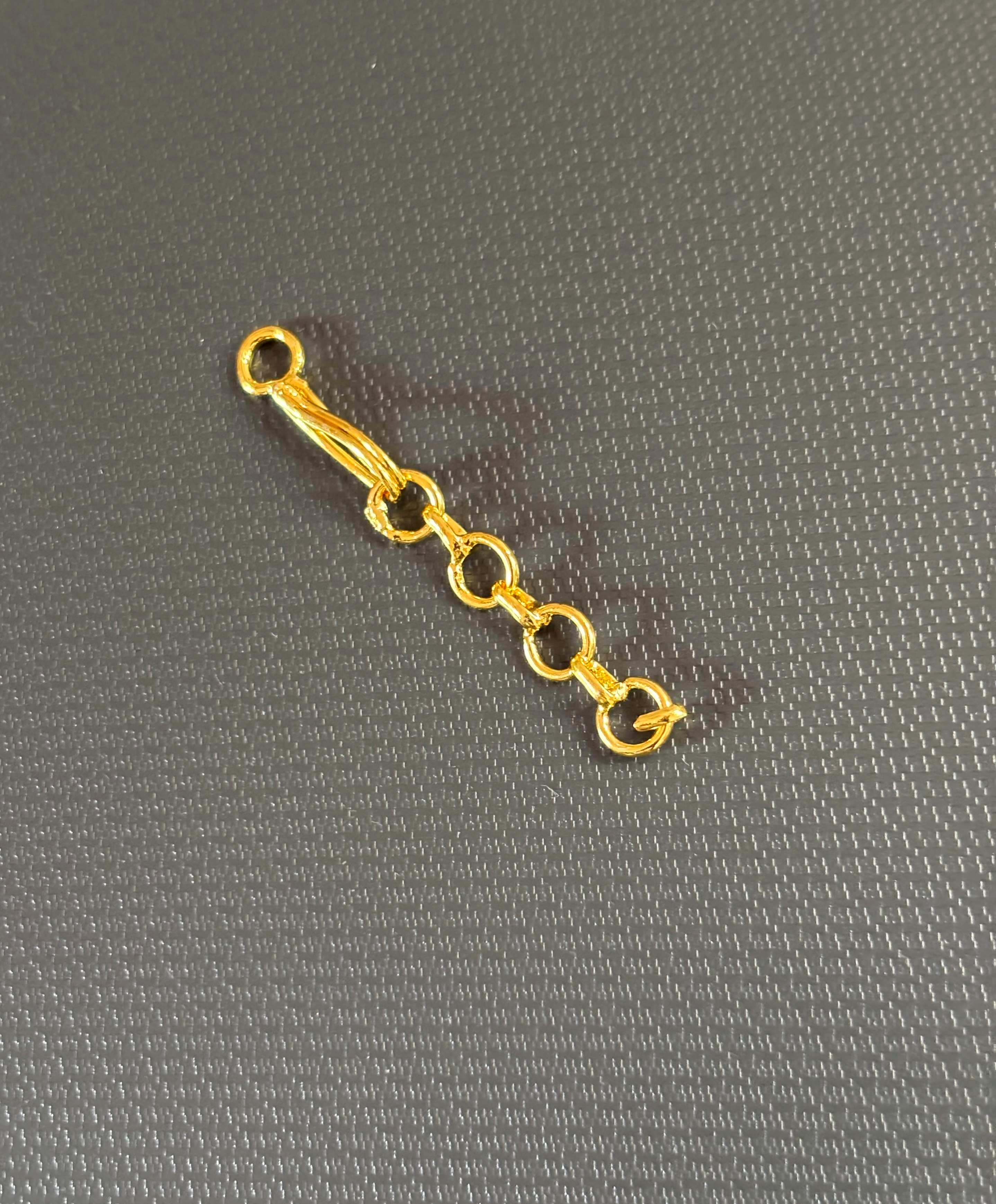 Mini Gold Tone Short Link Extension Chain