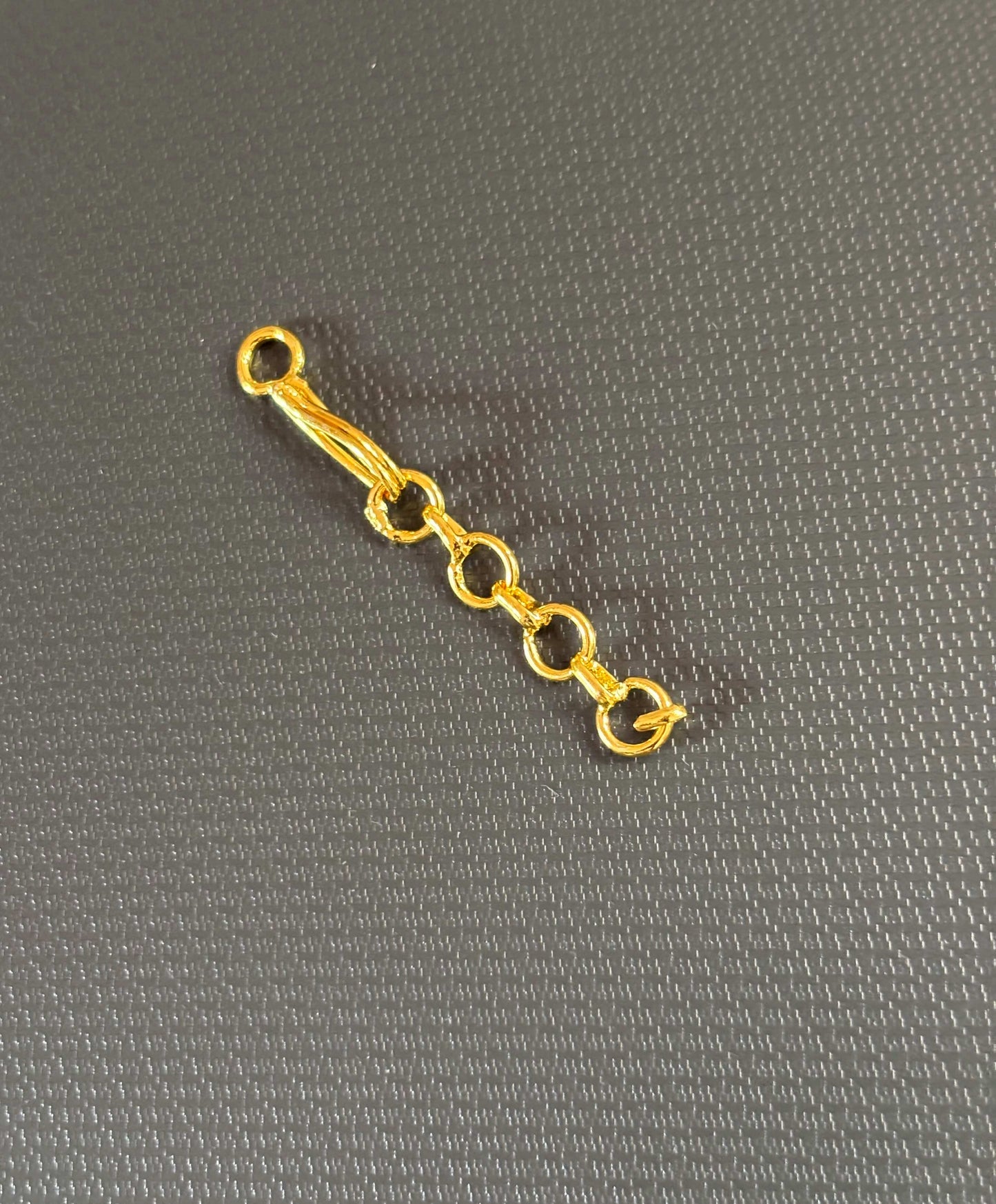 Mini Gold Tone Short Link Extension Chain