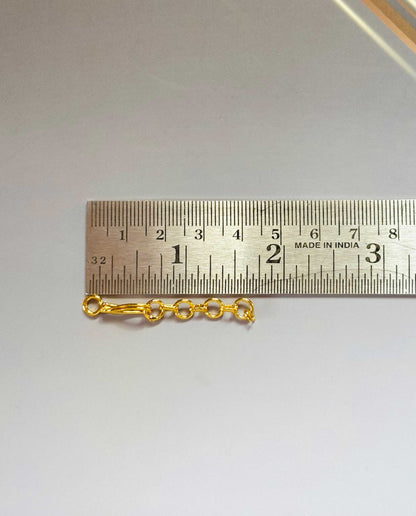 Mini Gold Tone Short Link Extension Chain