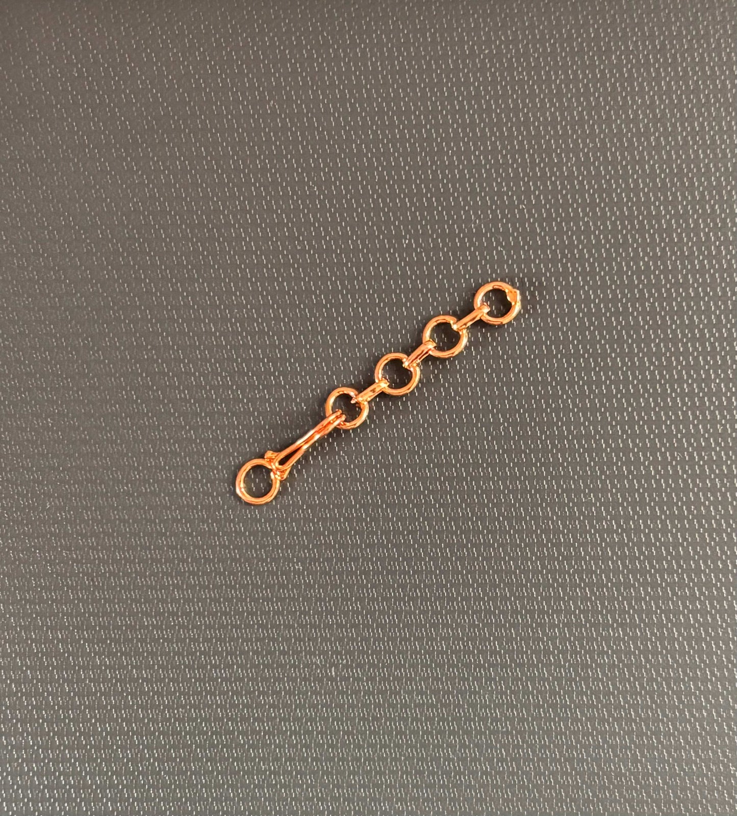 Copper Tone Mini Short Link Extension Chain