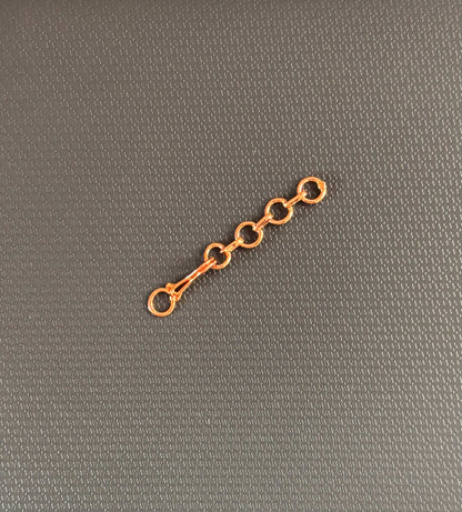 Copper Tone Mini Short Link Extension Chain