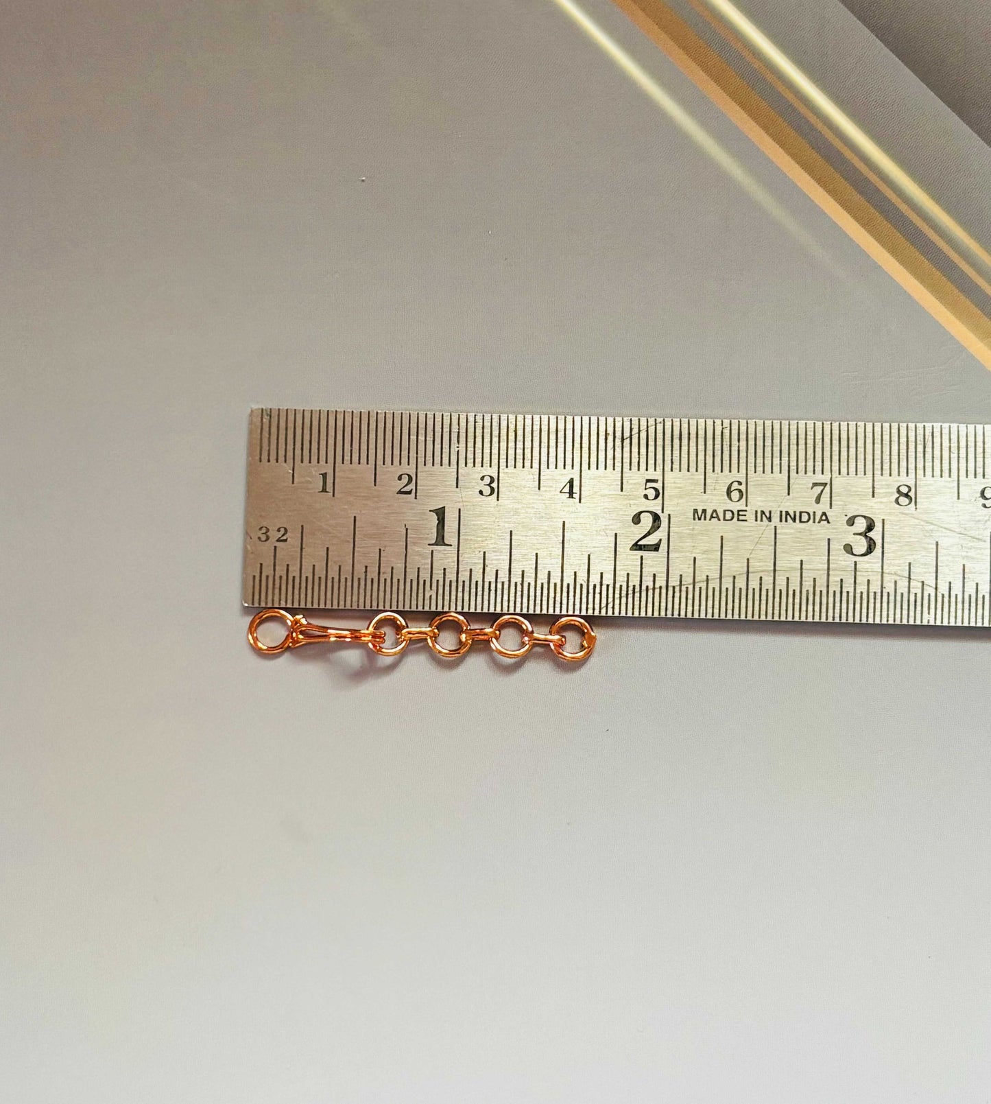 Copper Tone Mini Short Link Extension Chain