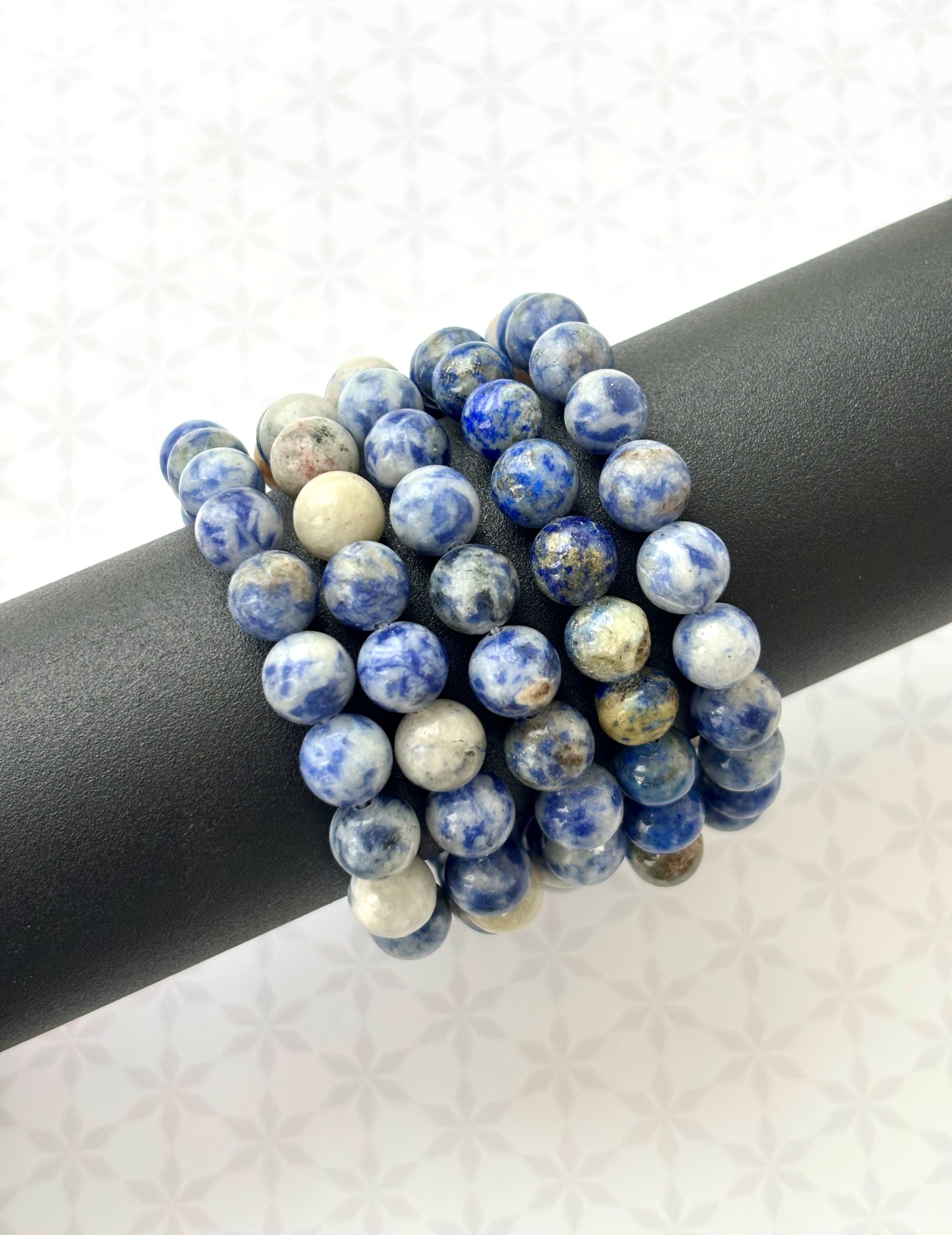 Natural Sodalite Gemstone Bracelet