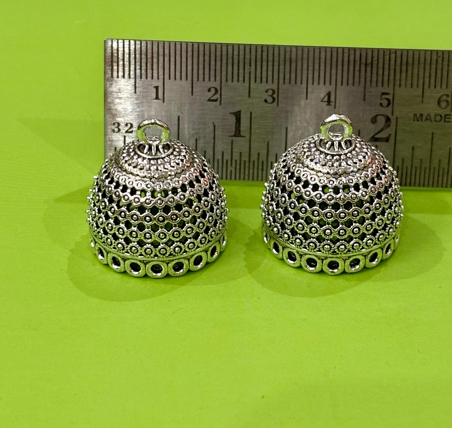 Intricate Metal Jhumka Base