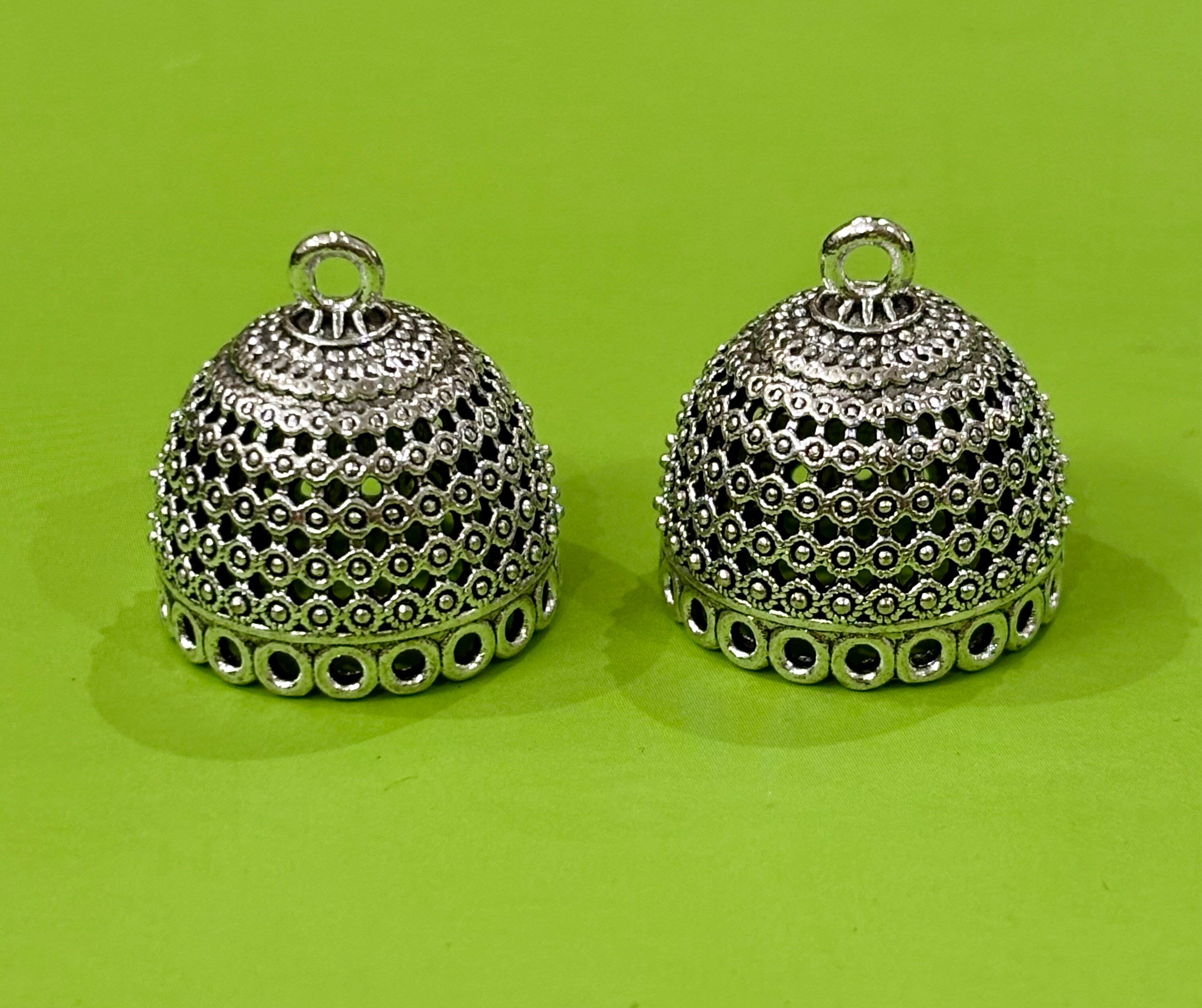 Intricate Metal Jhumka Base