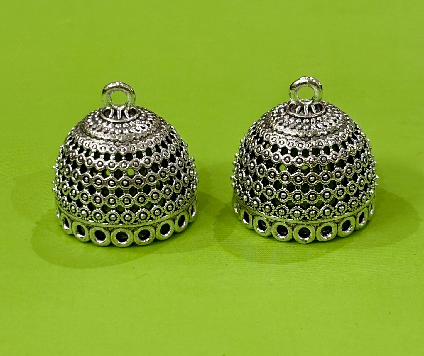 Intricate Metal Jhumka Base