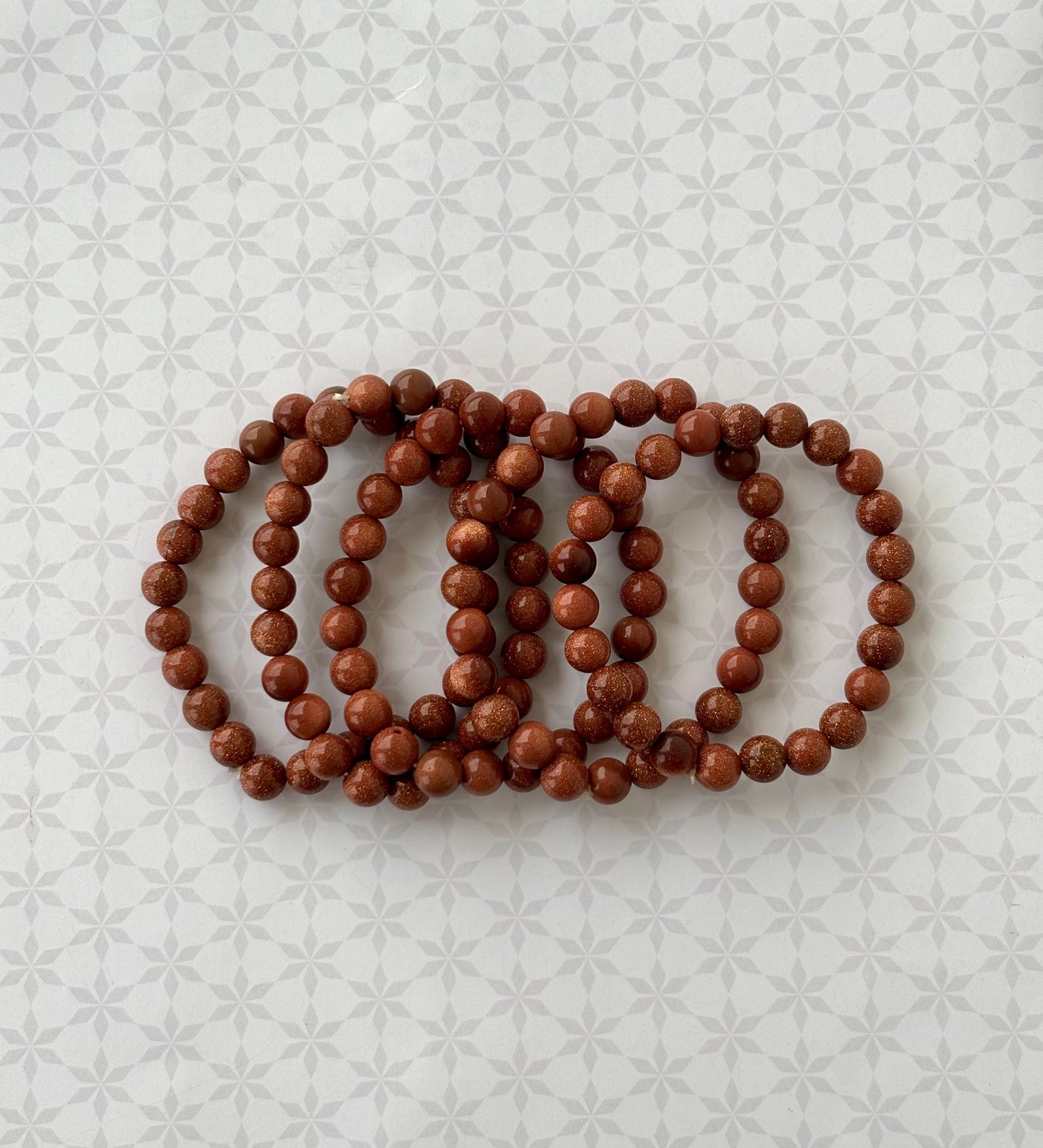 Sparkling Brown Goldstone Bracelet - Sale