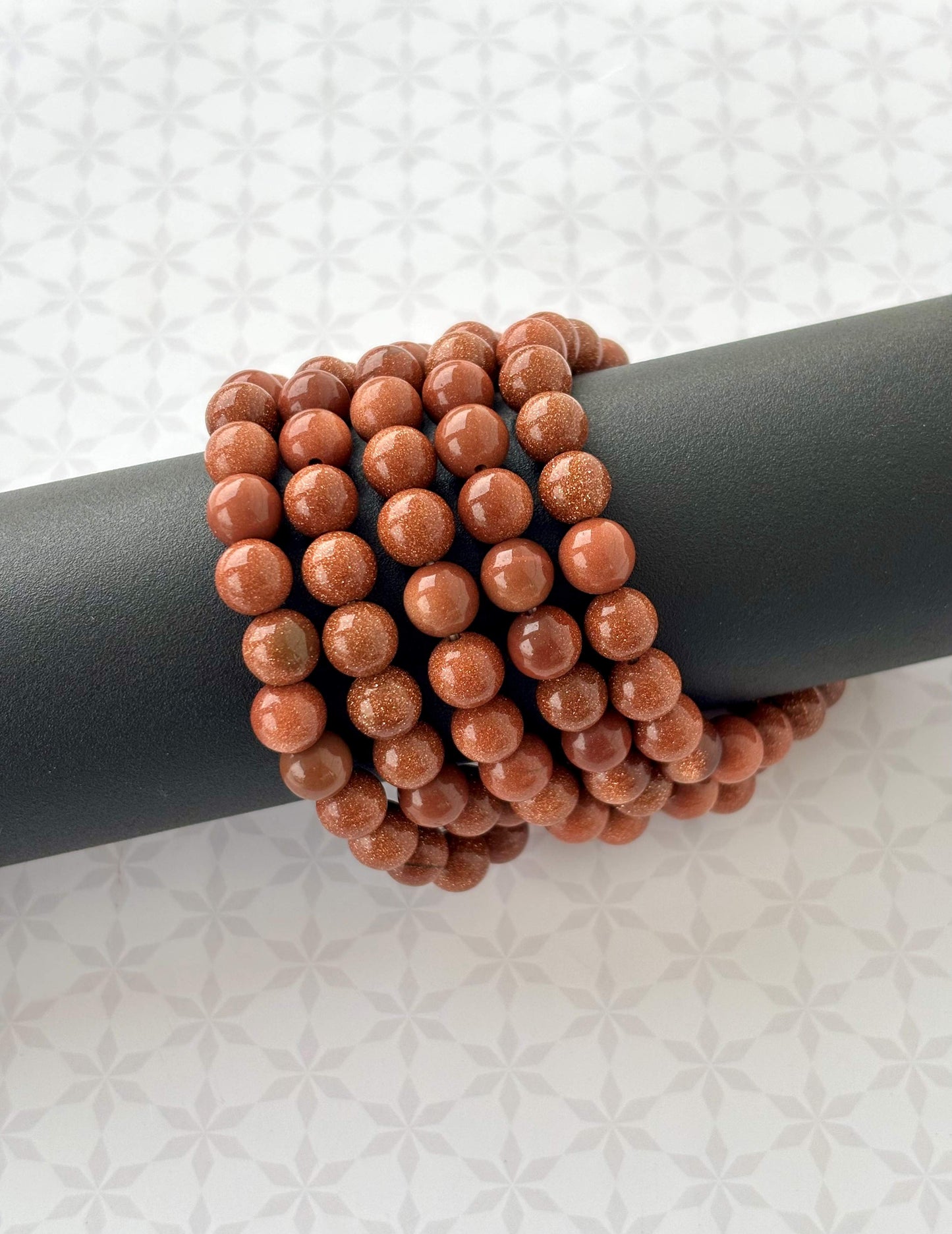 Sparkling Brown Goldstone Bracelet - Sale