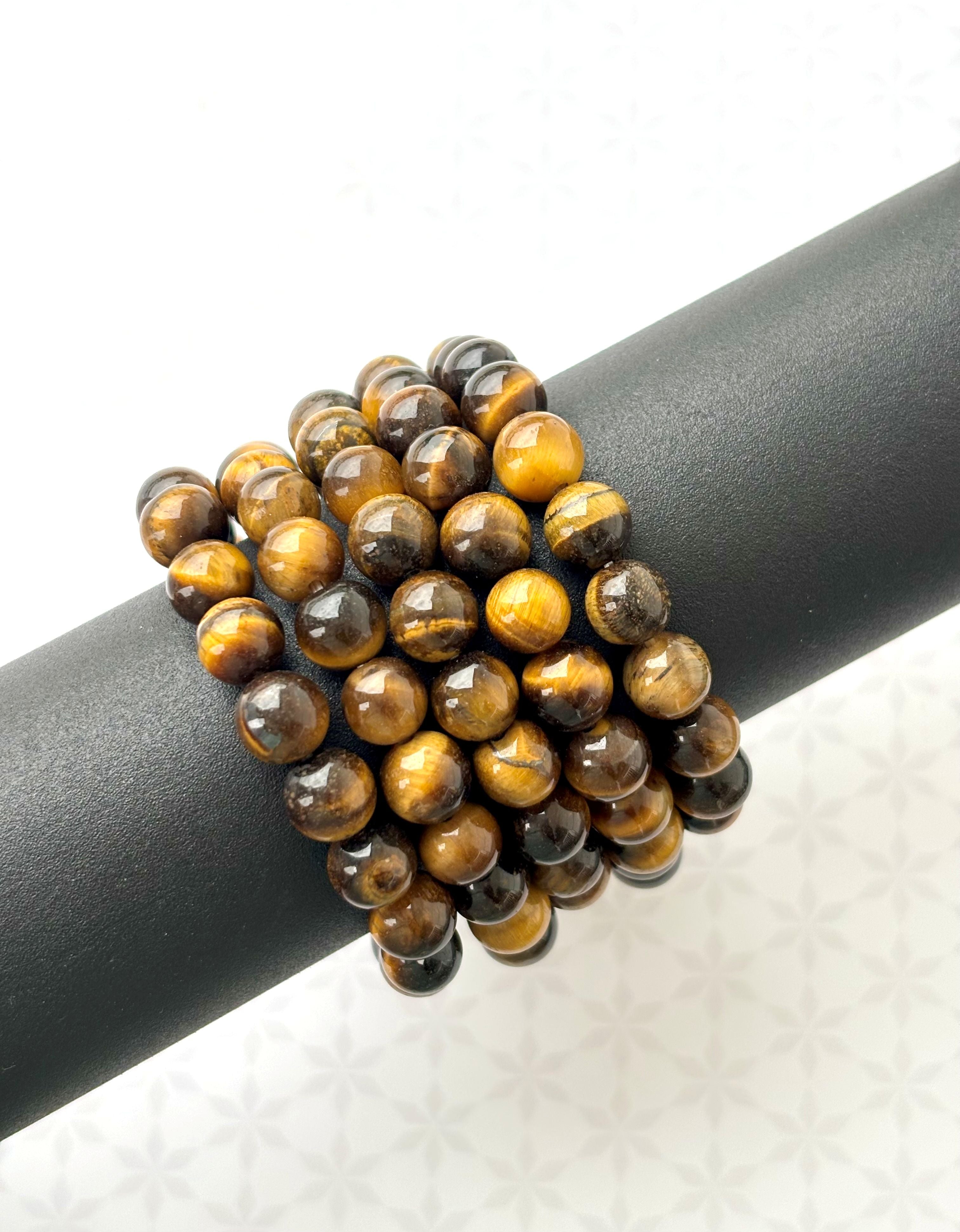 Natural Tiger's Eye Gemstone Bracelet