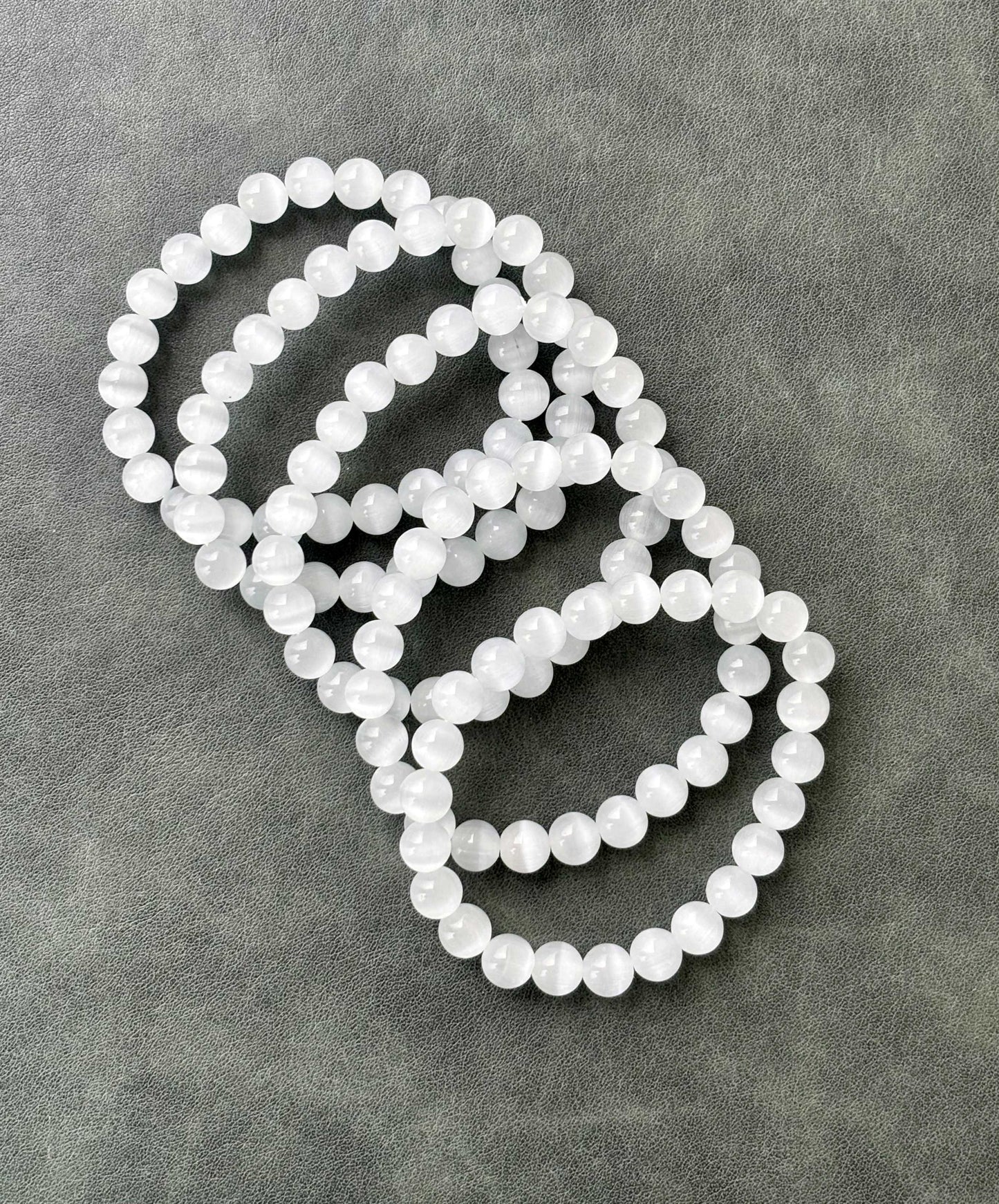 Pale Green Cat's Eye Bracelet