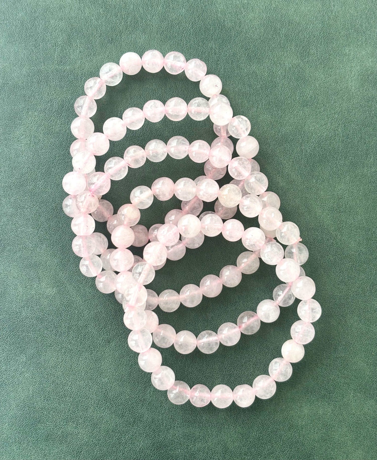 Natural Rose Quartz Gemstone Bracelet