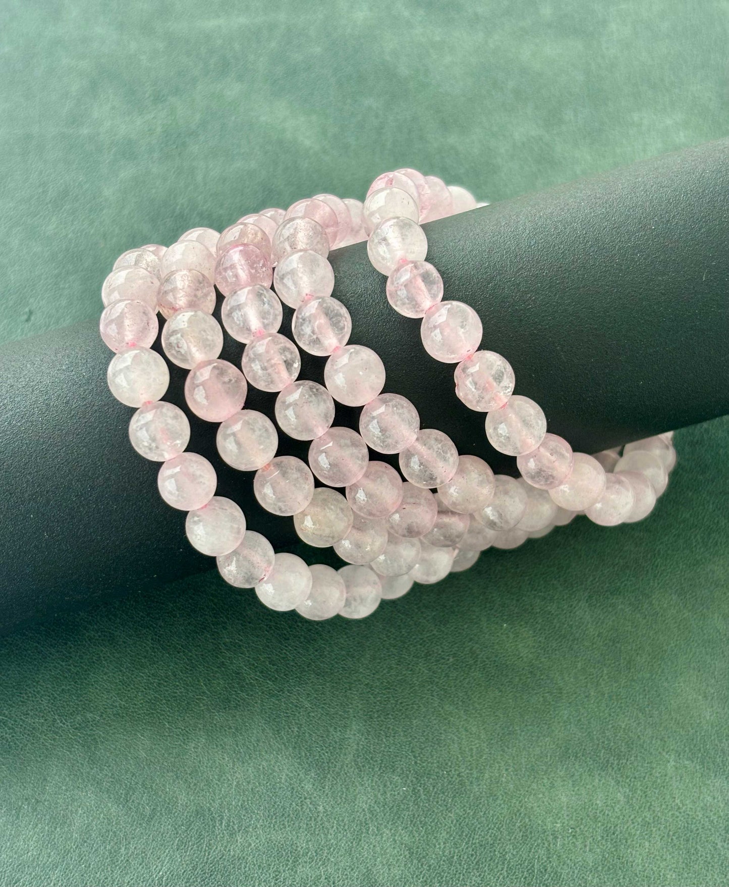 Natural Rose Quartz Gemstone Bracelet