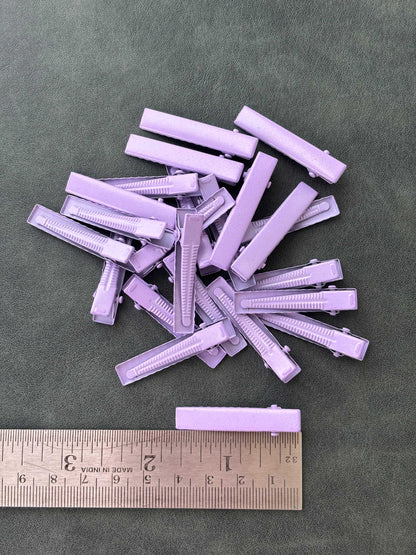 Lavender Alligator Clips