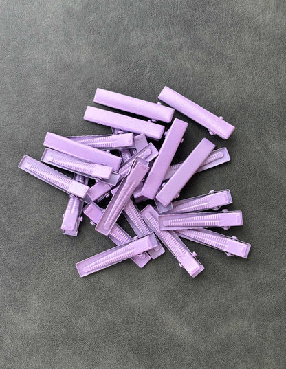 Lavender Alligator Clips