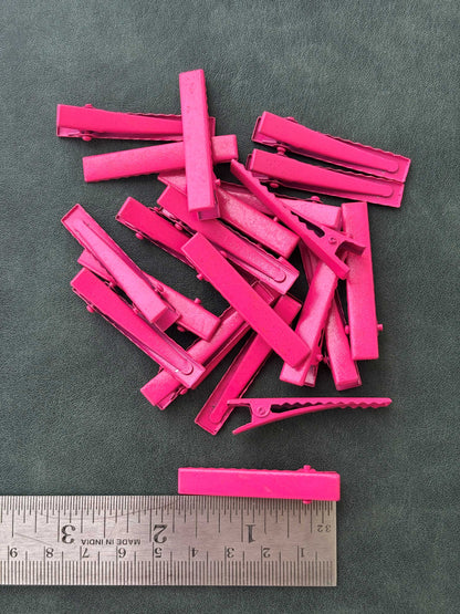 Rose Alligator Clips