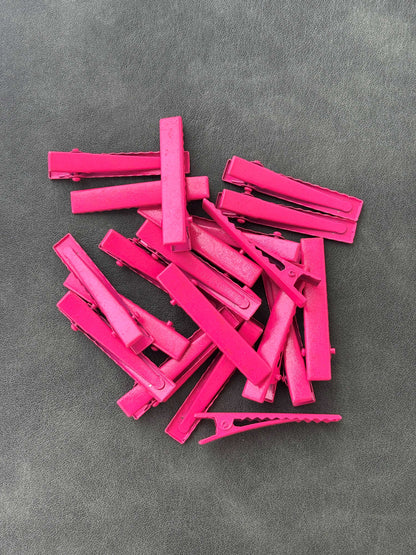 Rose Alligator Clips