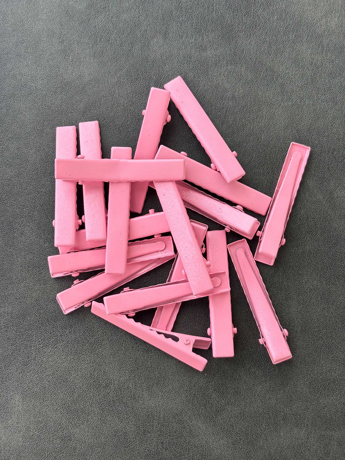 Pink Alligator Clips