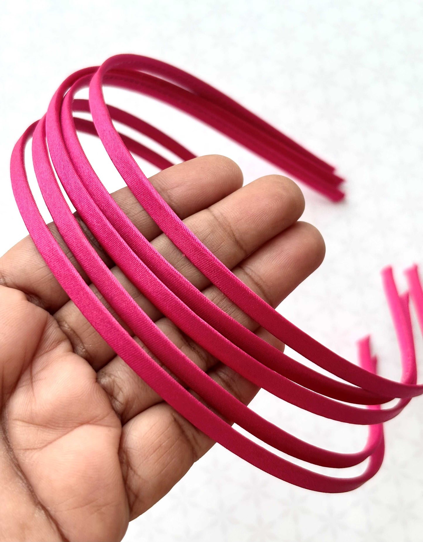 Rose Satin Hairbands