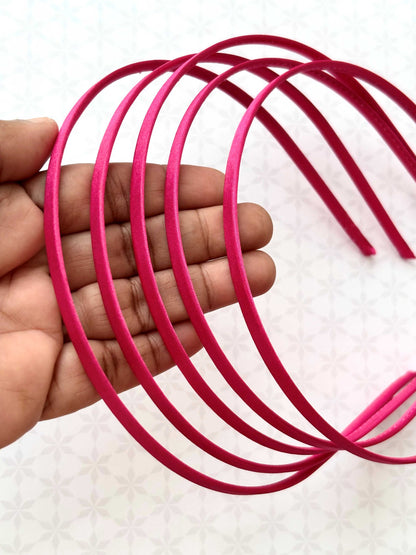 Rose Satin Hairbands