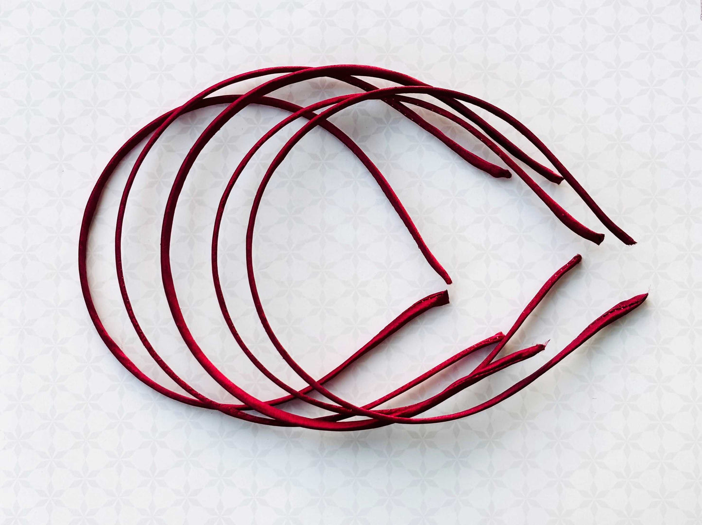 Rani Pink Satin Hairbands