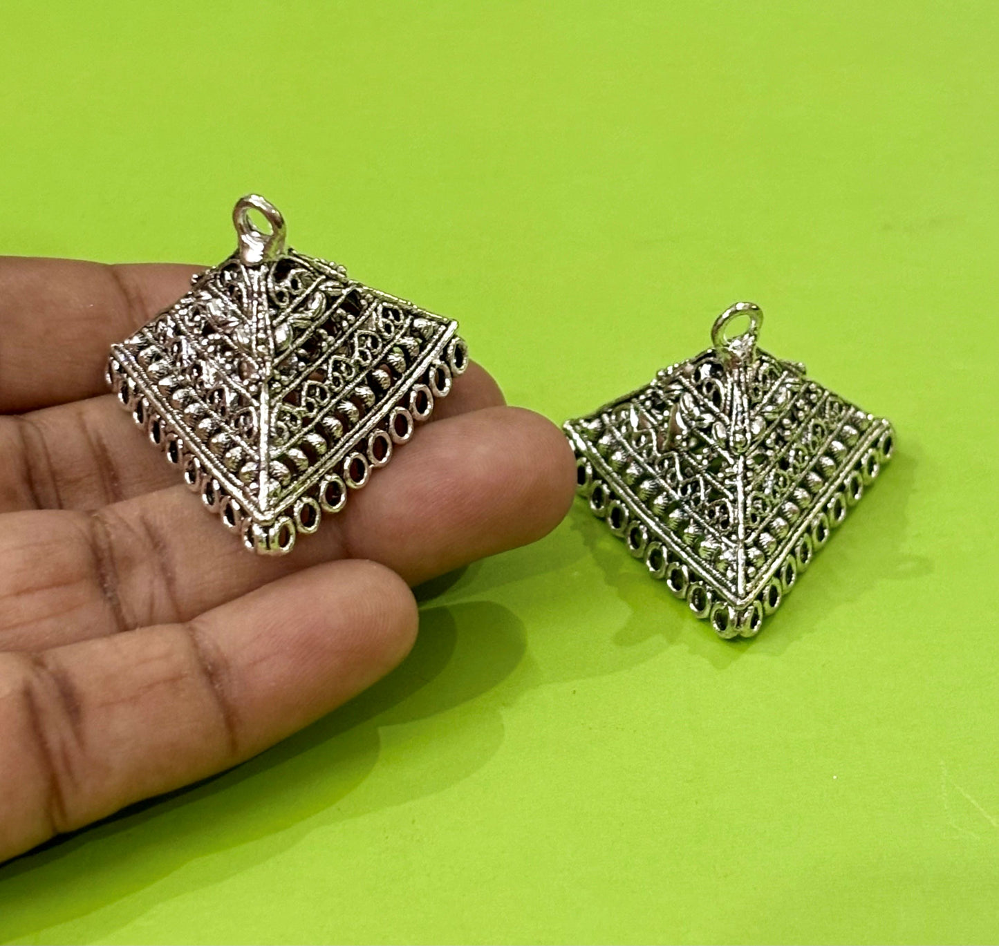 Triangle Shaped Filigree Jhumka Base