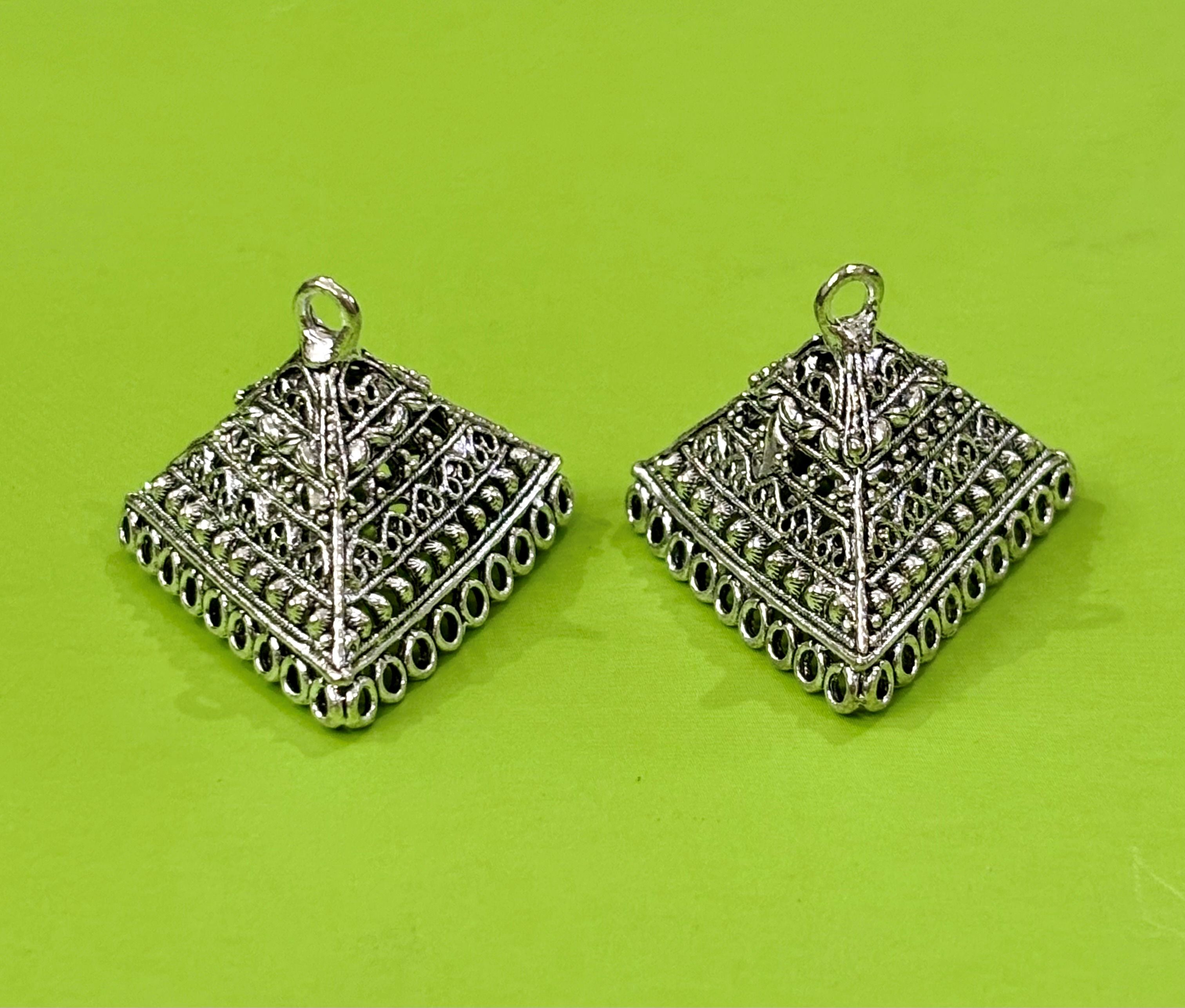 Triangle Shaped Filigree Jhumka Base