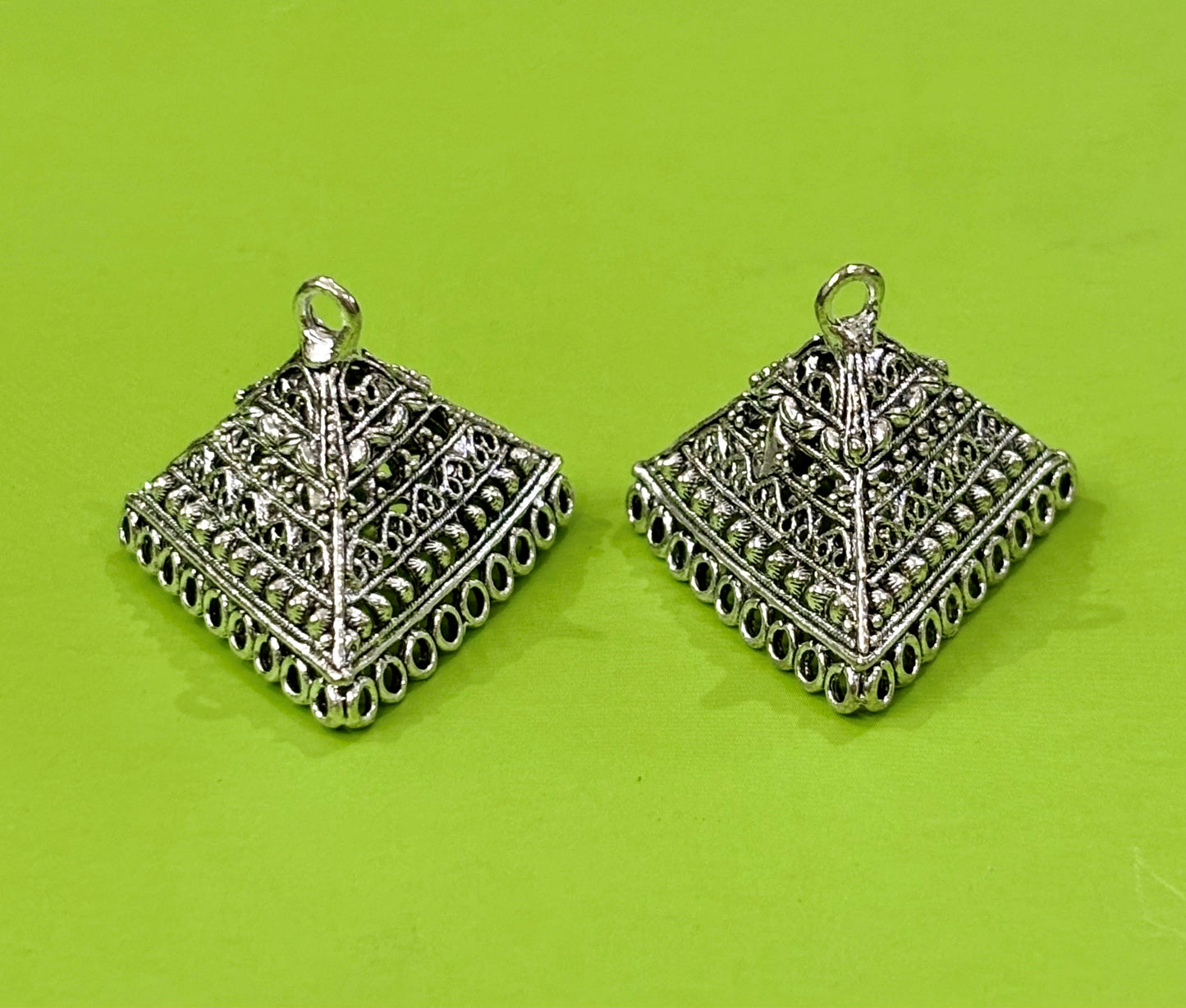 Triangle Shaped Filigree Jhumka Base